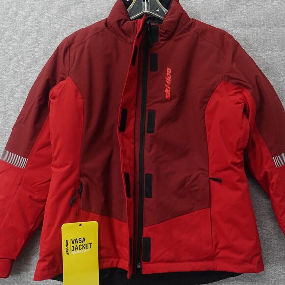 Ski-Doo Women's Vesa Snowmobiling Jacket Burgundy - M - Picture 4 of 15